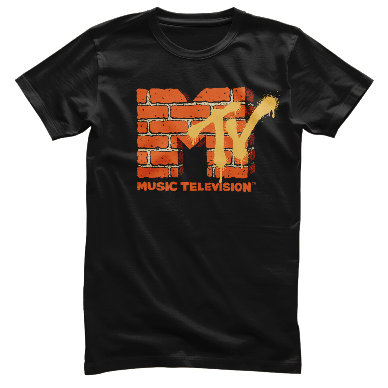 MTV - Bricks Logo Mens T-Shirt