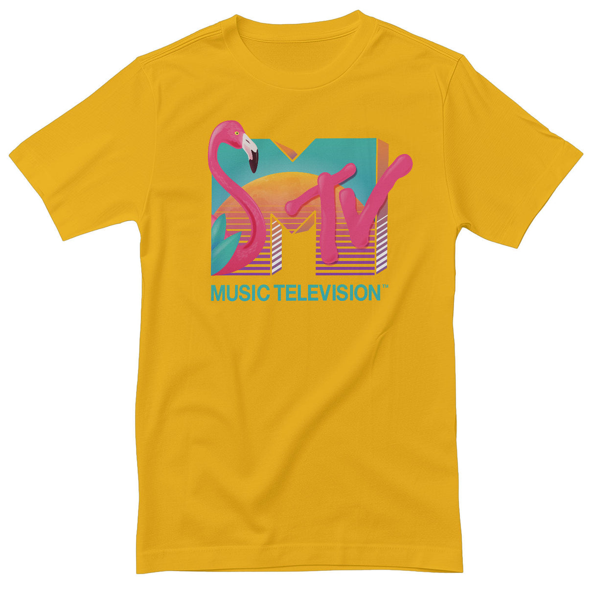MTV - Tropical Flamingo Mens T-Shirt