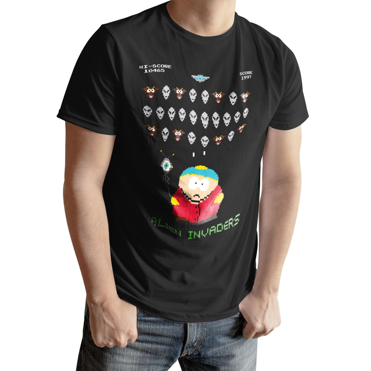 South Park - Aliens Invaders Mens T-Shirt