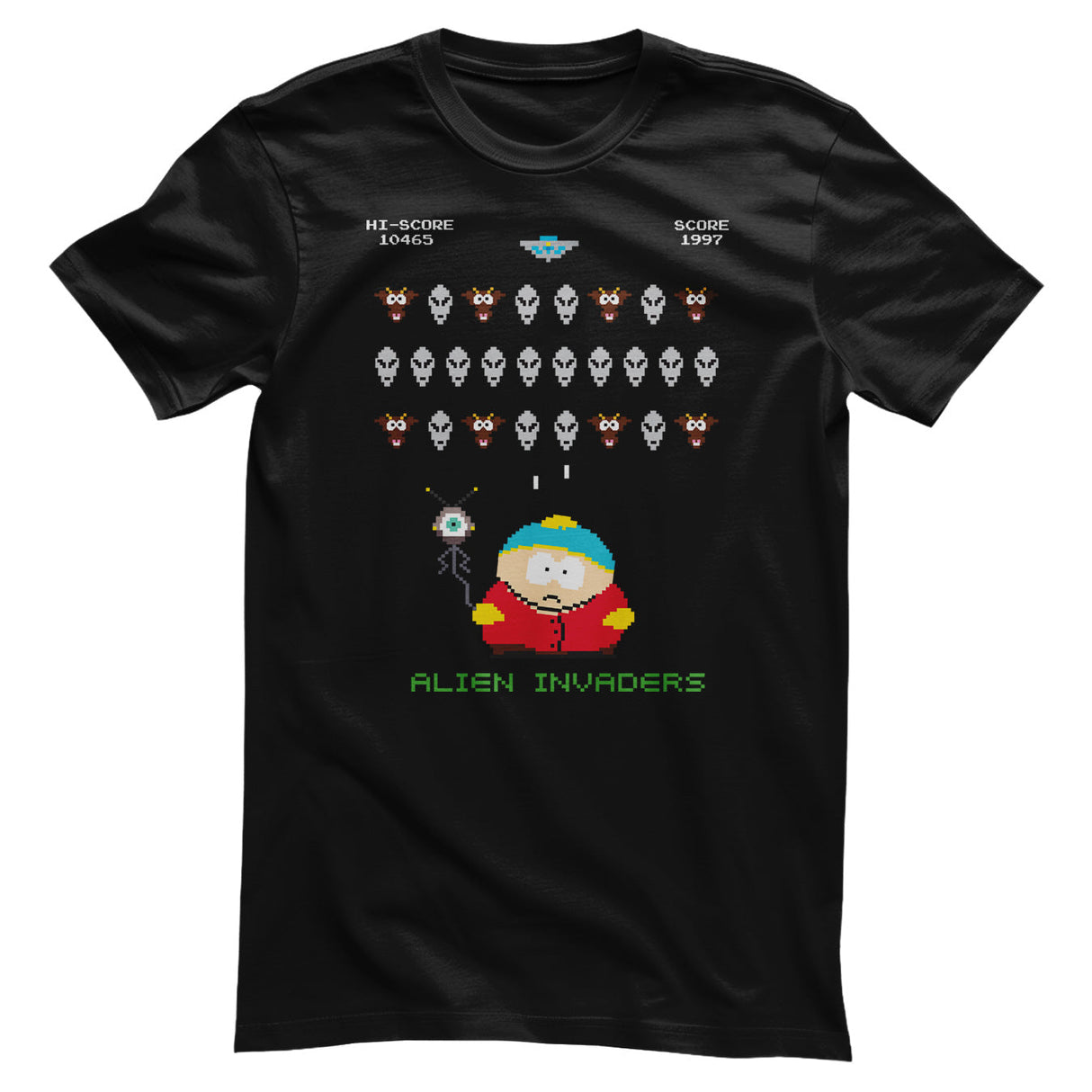 South Park - Aliens Invaders Mens T-Shirt