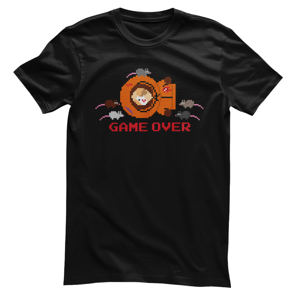 South Park - Kenny - Game Over 8-Bit Mens T-Shirt