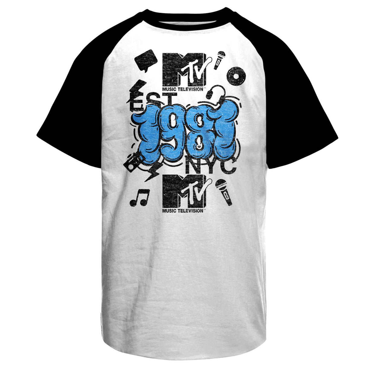 MTV - NYC 1981 Baseball Baseball Mens T-Shirt