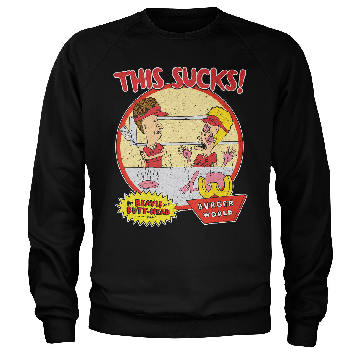 Beavis and Butt-Head - This Sucks Sweatshirt showcasing - This Sucks design