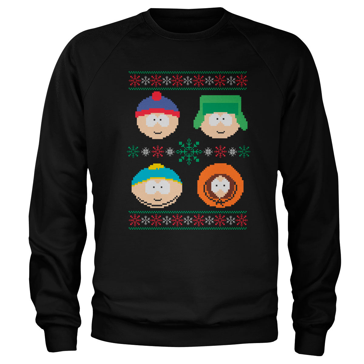South Park - 8-bit Christmas Pattern Sweatshirt