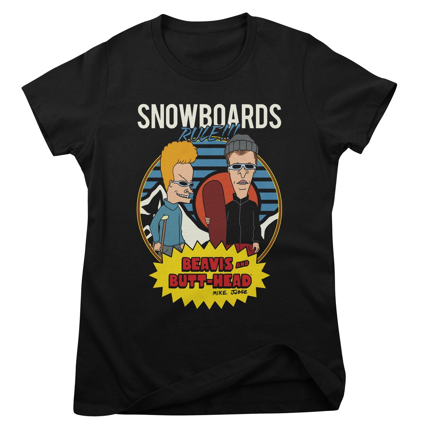 Beavis and Butt-Head - Snowboards Rule!!! Women T-Shirt