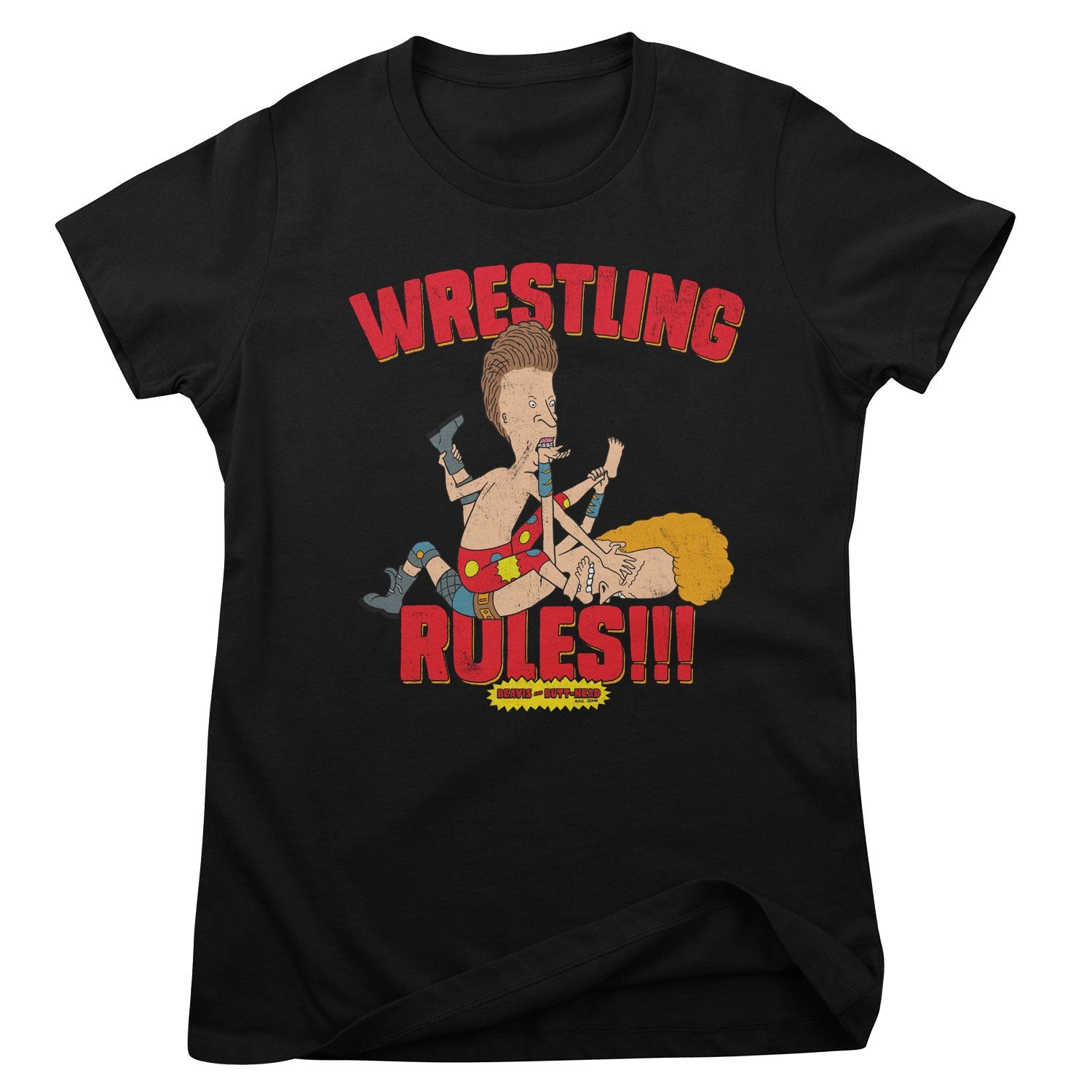 Beavis and Butt-Head - Wrestling Rules!!! Women T-Shirt