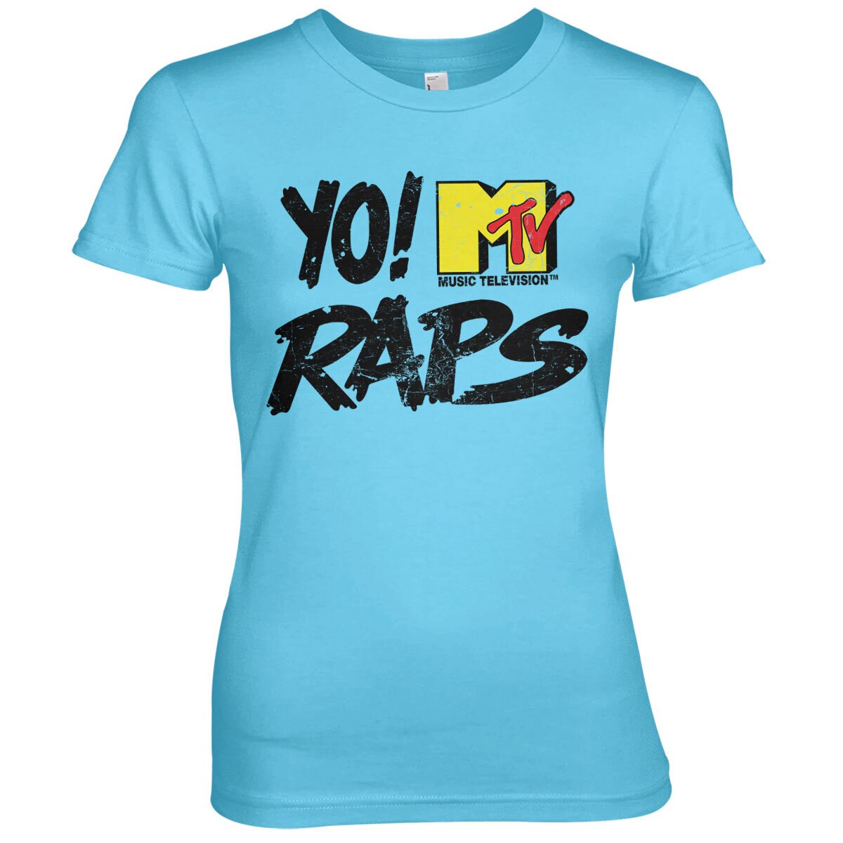 Yo! MTV Raps - Distressed Logo Women T-Shirt