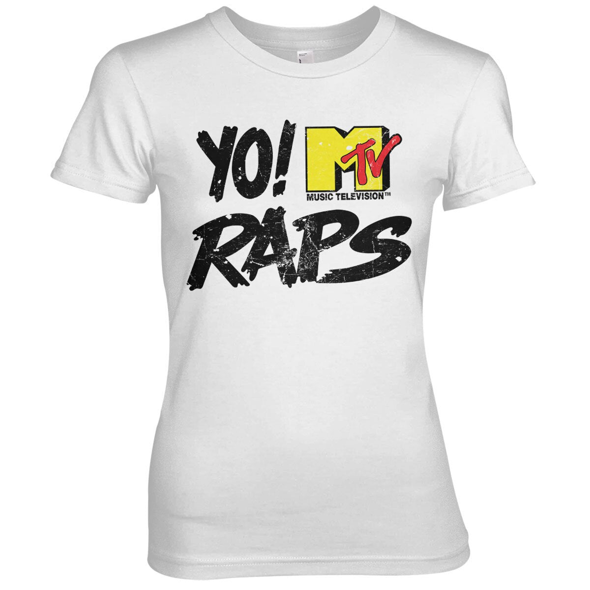 Yo! MTV Raps - Distressed Logo Women T-Shirt