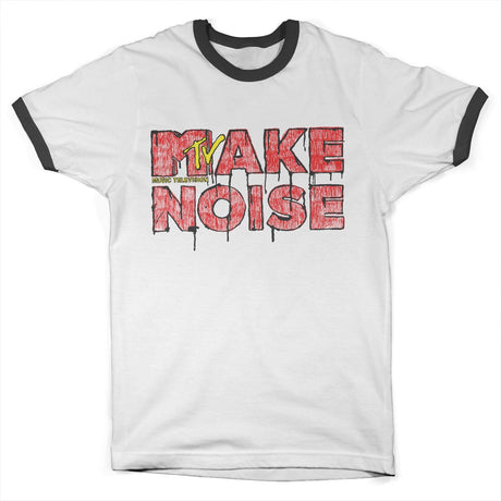 MTV - Make Noise Ringer Mens T-Shirt