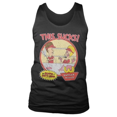 Beavis and Butt-Head - This Sucks Tank Top showcasing - This Sucks design
