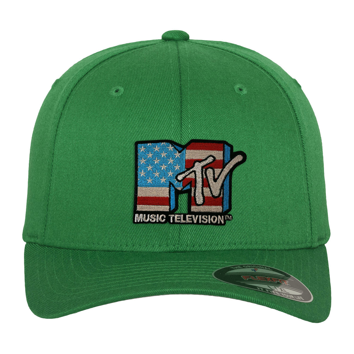 MTV - American Flag Flexfit Baseball Cap