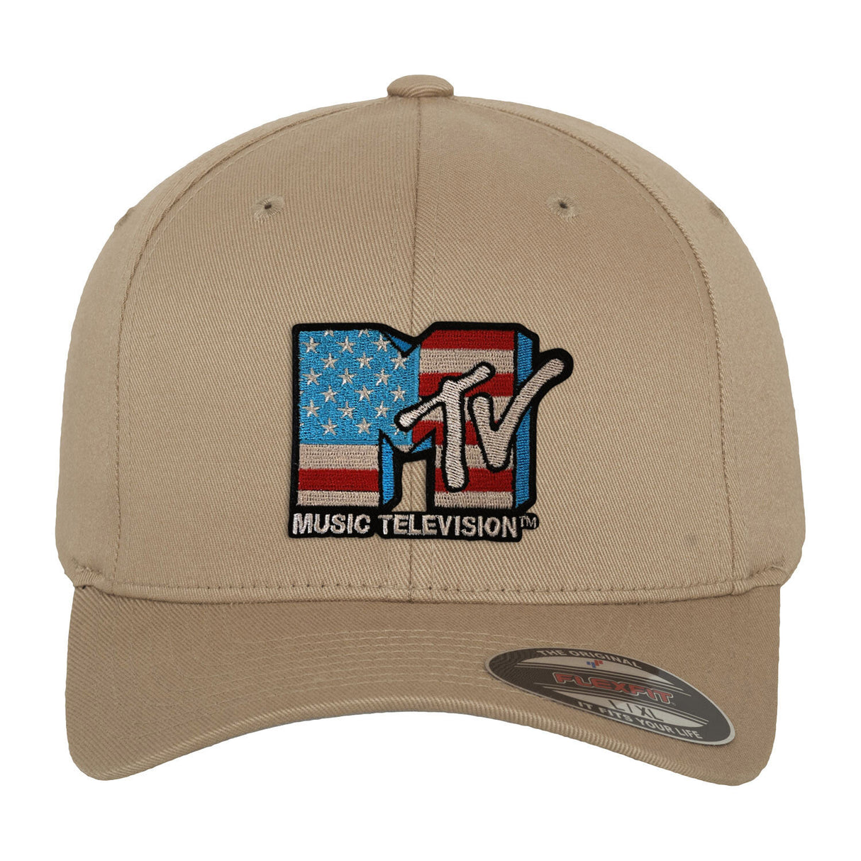 MTV - American Flag Flexfit Baseball Cap