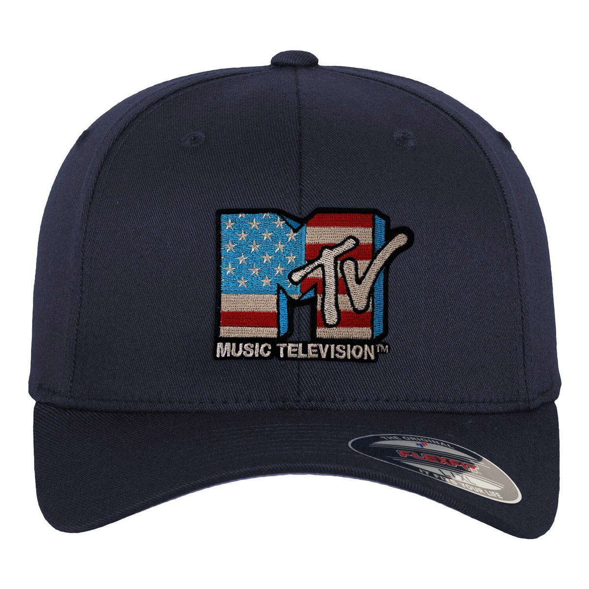 MTV - American Flag Flexfit Baseball Cap