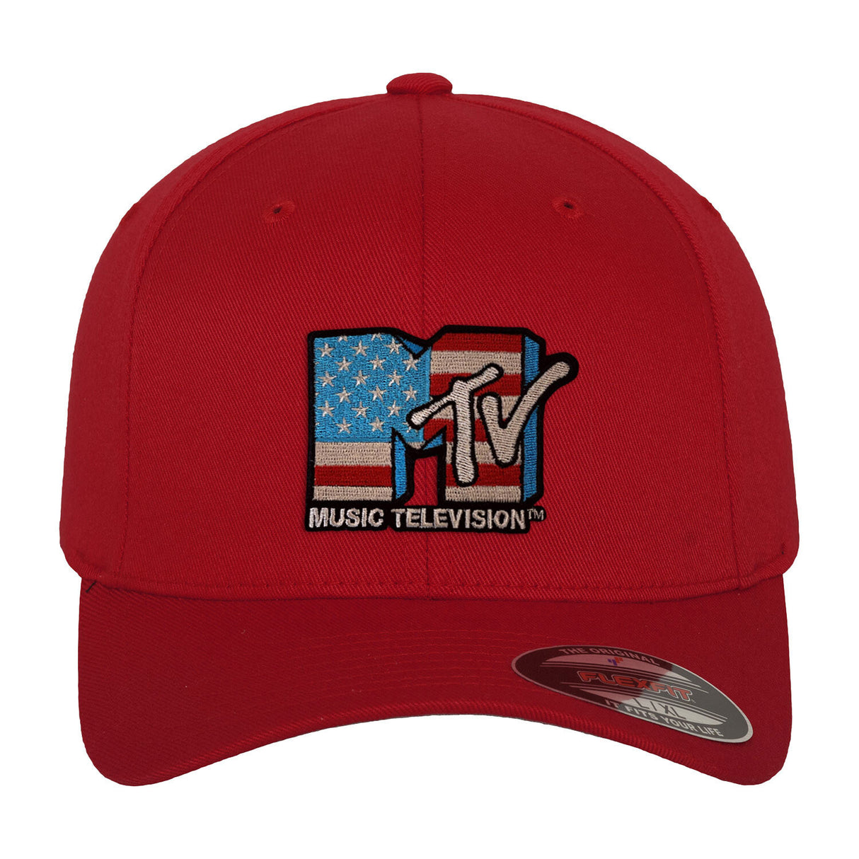 MTV - American Flag Flexfit Baseball Cap