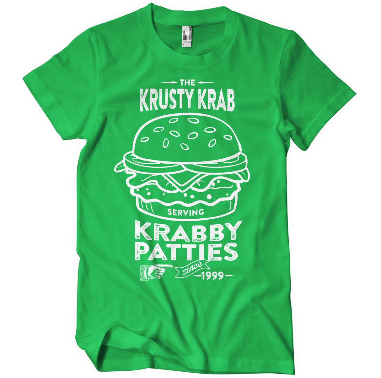 SpongeBob SquarePants - The Krusty Krab Serving Krabby Patties Mens T-Shirt