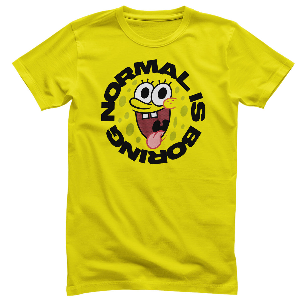 SpongeBob SquarePants - Normal Is Boring Mens T-Shirt