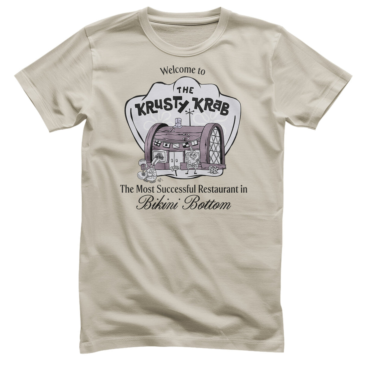 SpongeBob SquarePants - Welcome To The Krusty Krab Mens T-Shirt
