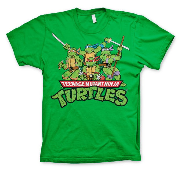 Teenage Mutant Ninja Turtles - Distressed Group Mens T-Shirt