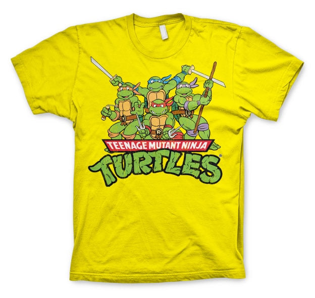 Teenage Mutant Ninja Turtles - Distressed Group Mens T-Shirt