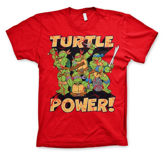 Teenage Mutant Ninja Turtles - TMNT - Turtle Power! Mens T-Shirt