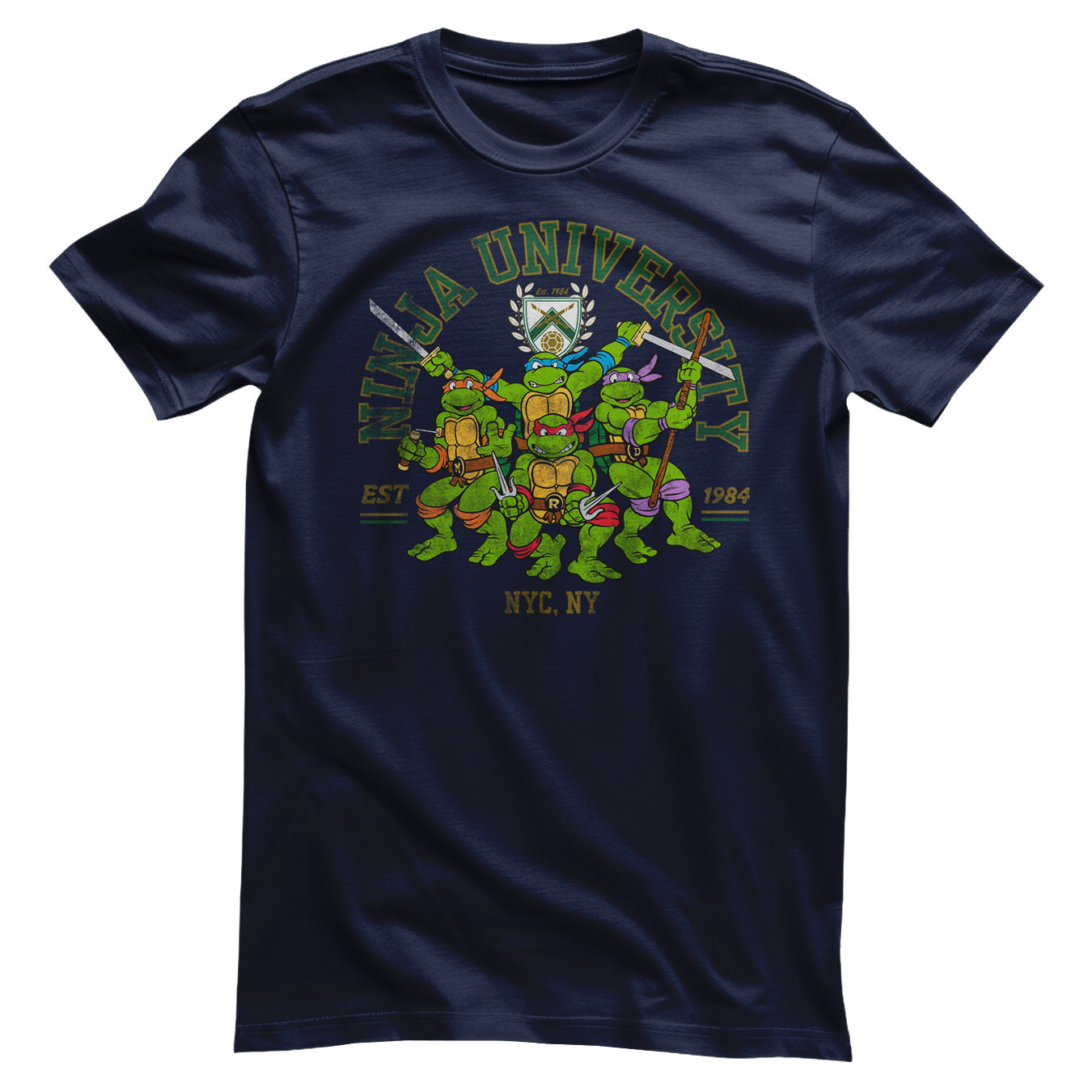 Teenage Mutant Ninja Turtles - Ninja University Mens T-Shirt