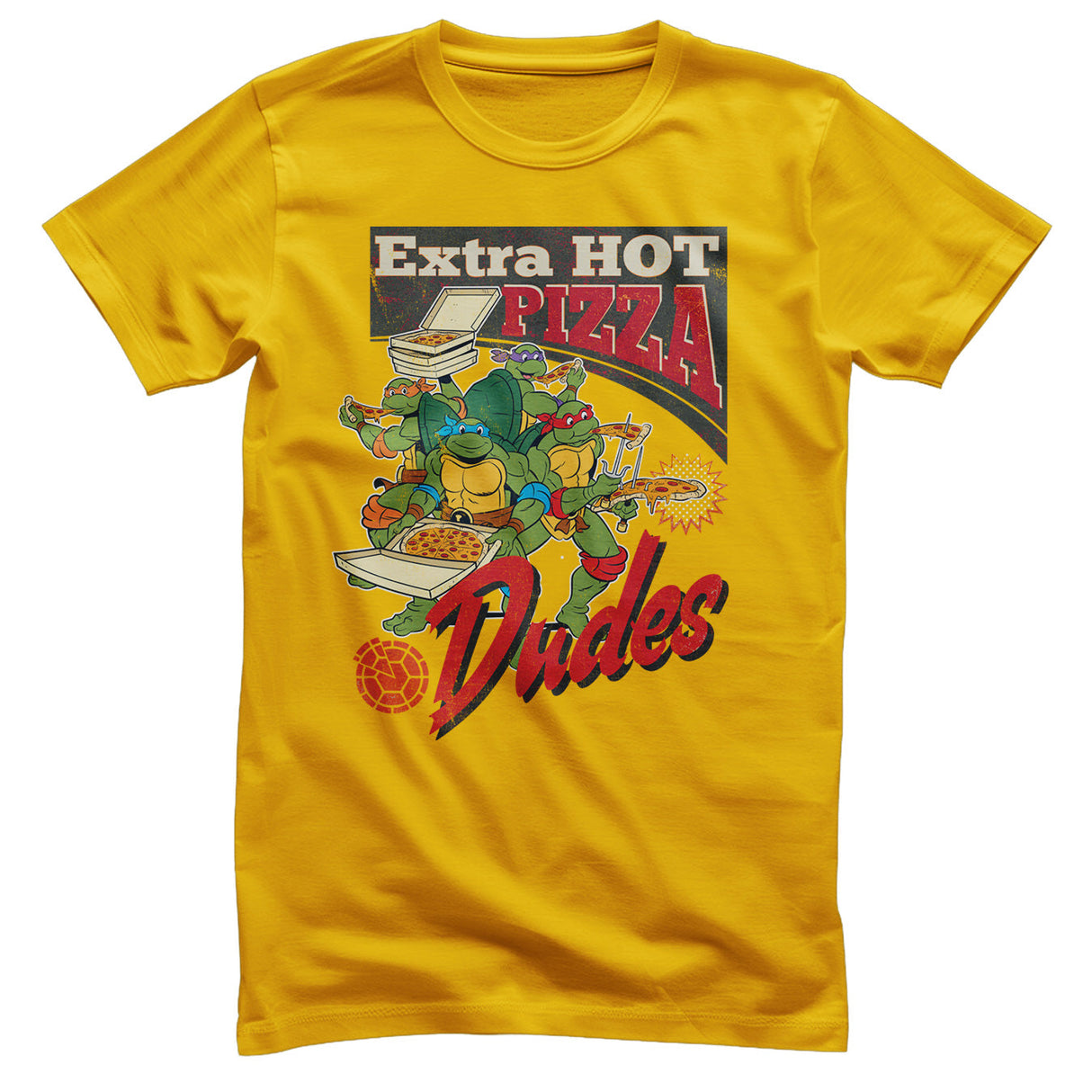 Teenage Mutant Ninja Turtles - Extra Hot Pizza Dudes Mens T-Shirt