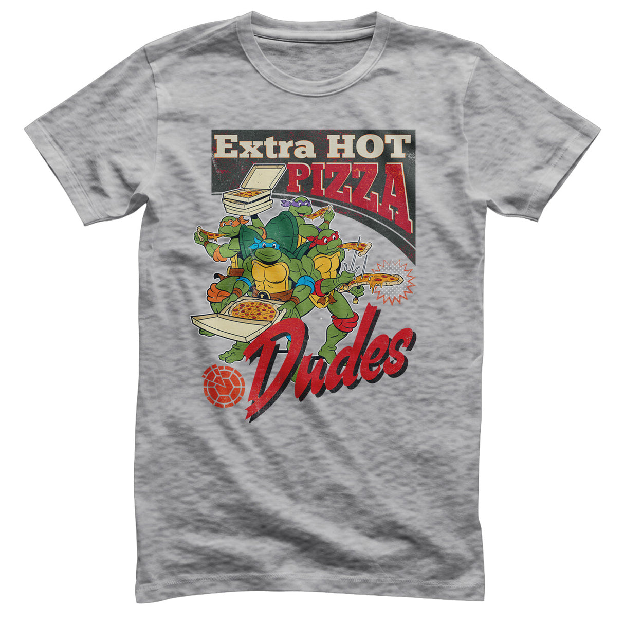 Teenage Mutant Ninja Turtles - Extra Hot Pizza Dudes Mens T-Shirt