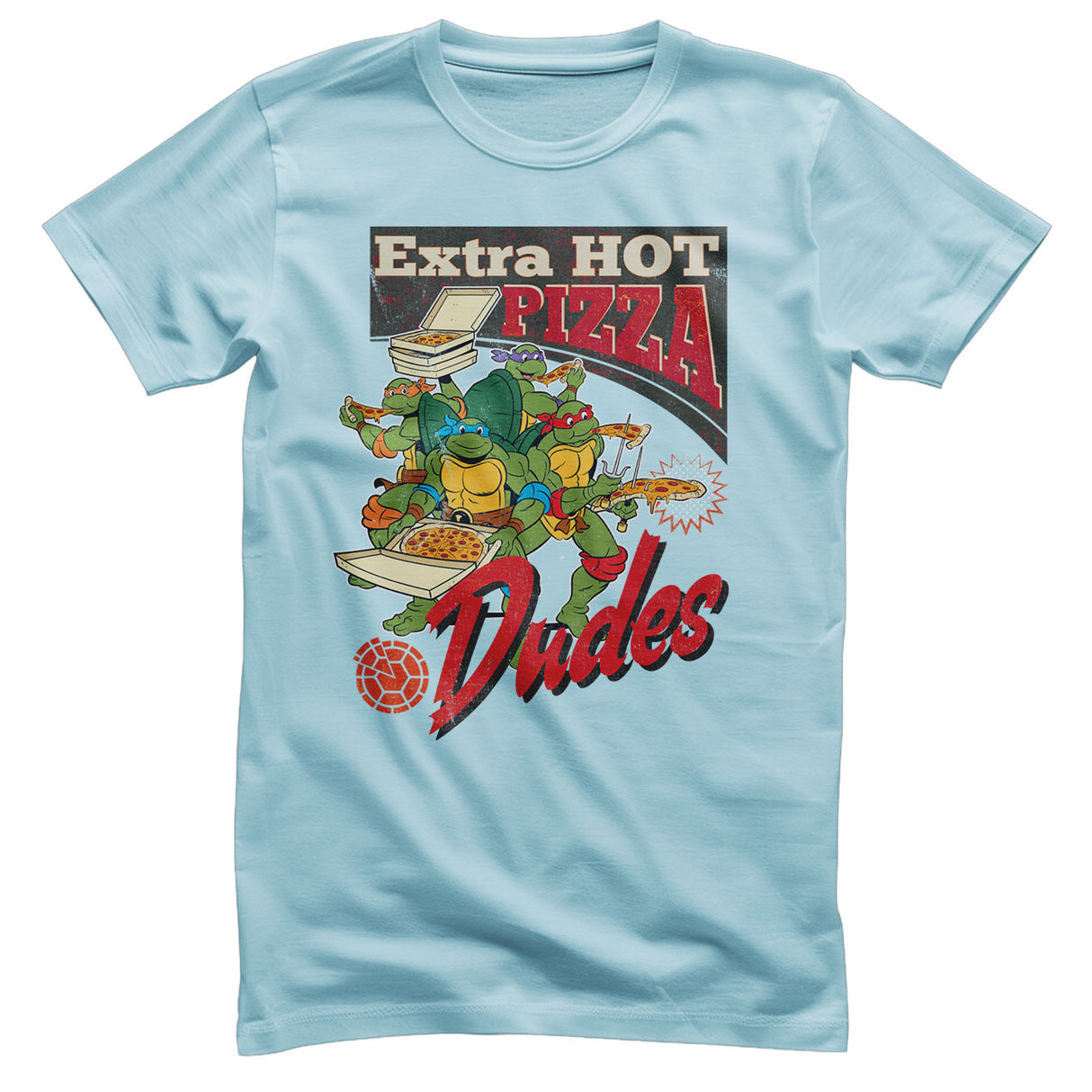 Teenage Mutant Ninja Turtles - Extra Hot Pizza Dudes Mens T-Shirt