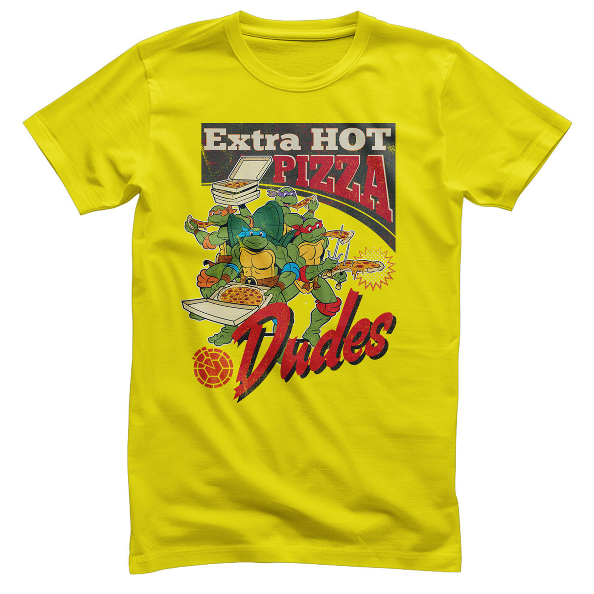 Teenage Mutant Ninja Turtles - Extra Hot Pizza Dudes Mens T-Shirt