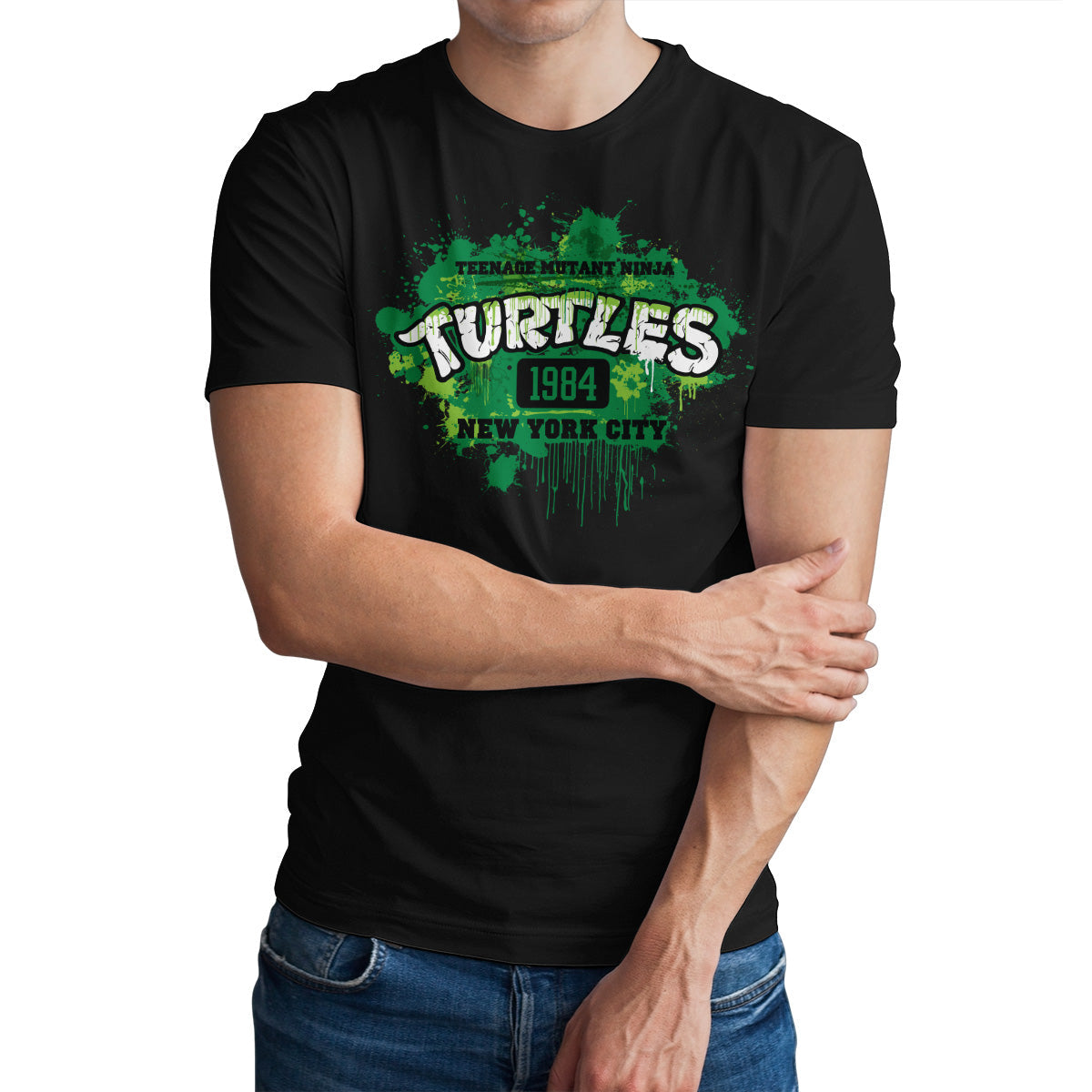 Teenage Mutant Ninja Turtles - Turtles Graffiti Splash Mens T-Shirt
