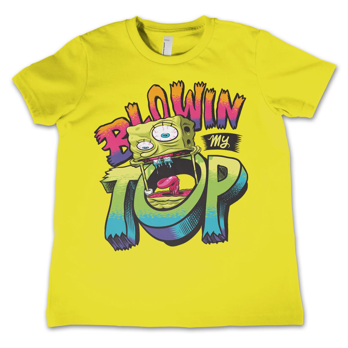 SpongeBob SquarePants - SpongeBob Blowin My Top Kids T-Shirt