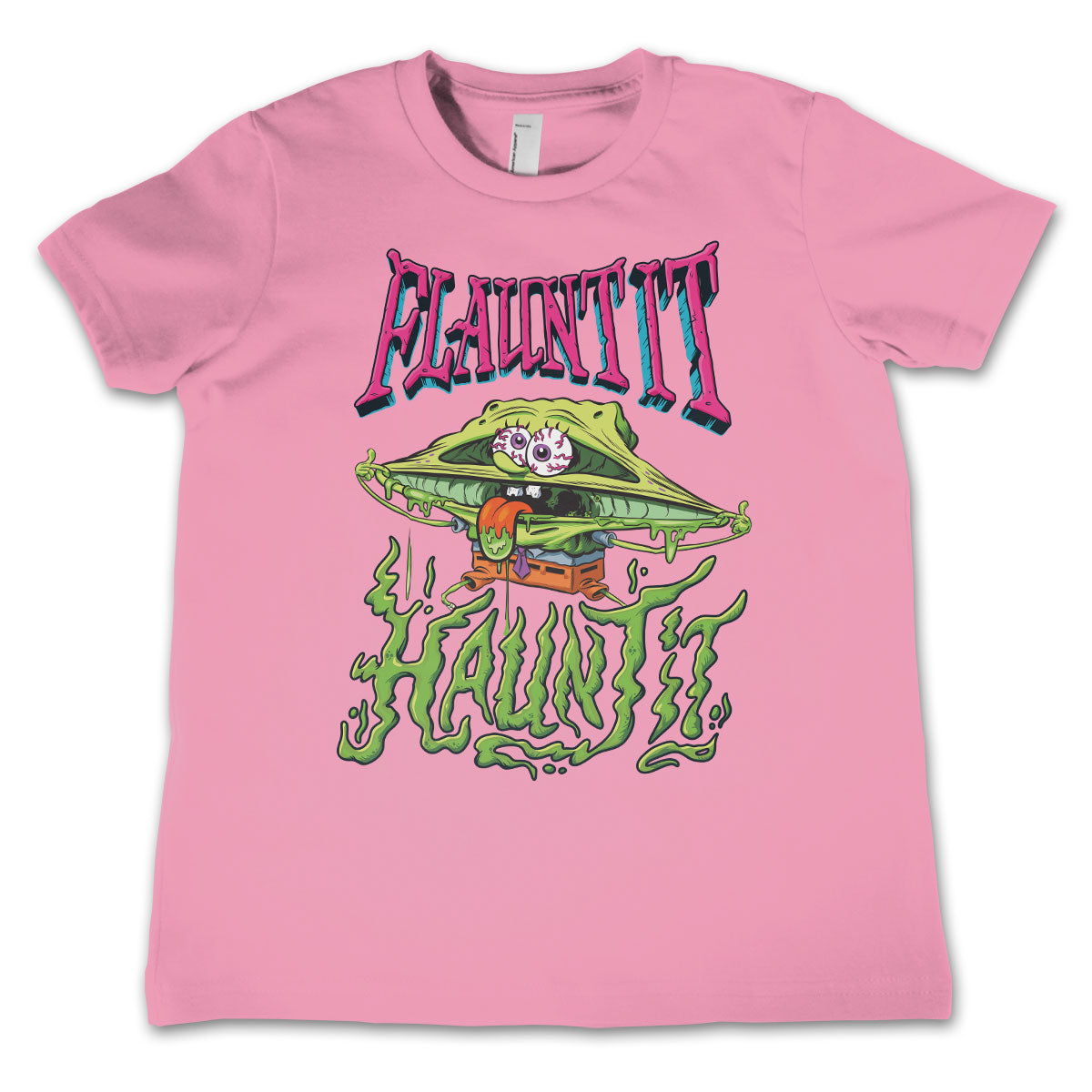 SpongeBob SquarePants - Flaunt It - Haunt It Kids T-Shirt