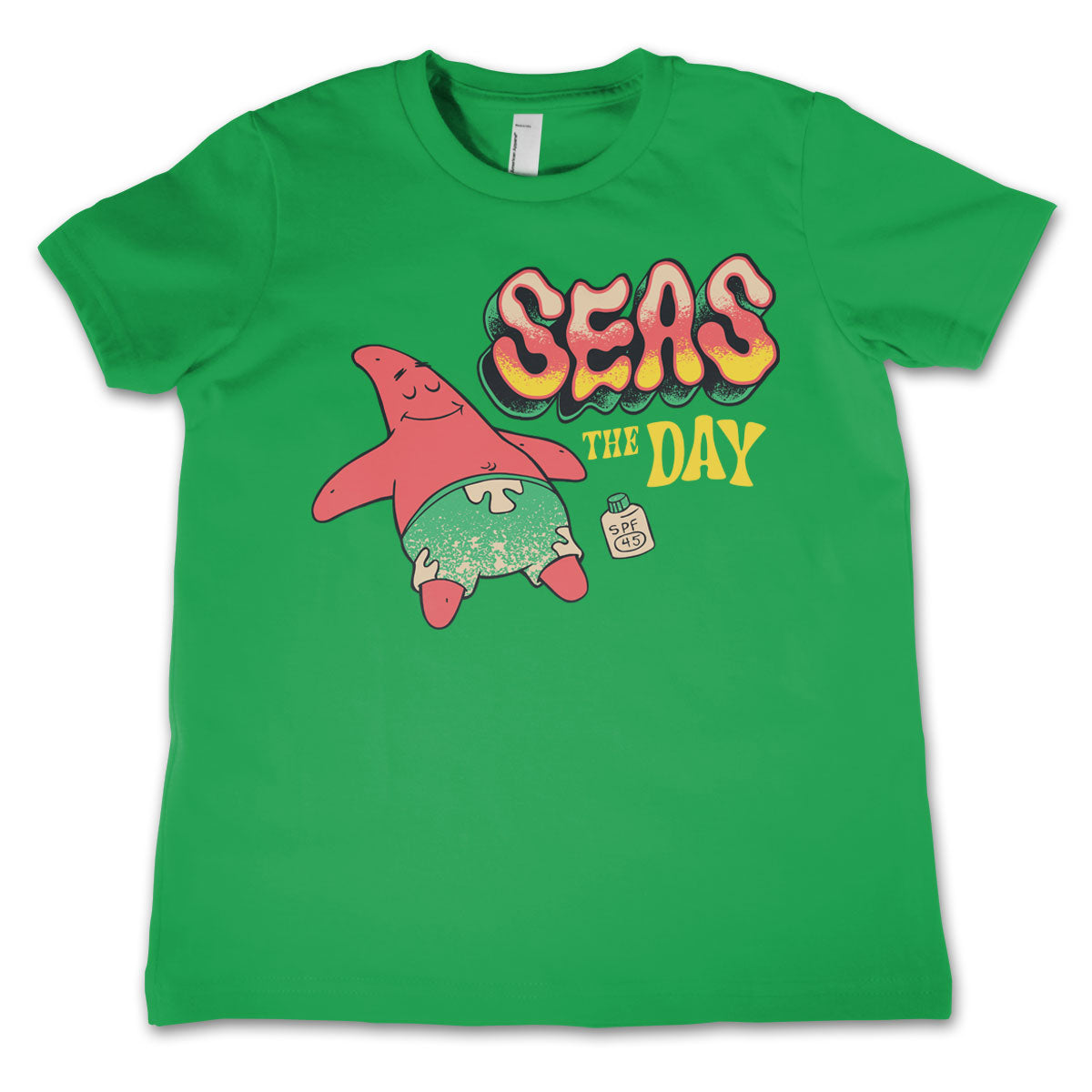 SpongeBob SquarePants - Patrick Seas The Day Kids T-Shirt