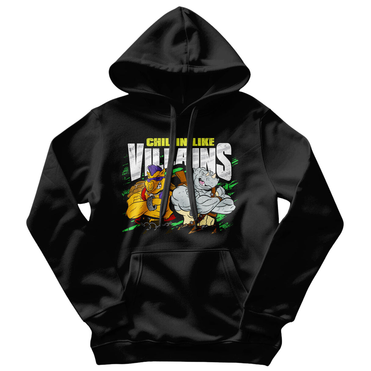 Teenage Mutant Ninja Turtles - Rocksteady & Bebop - Chillin' Like Villains Hoodie