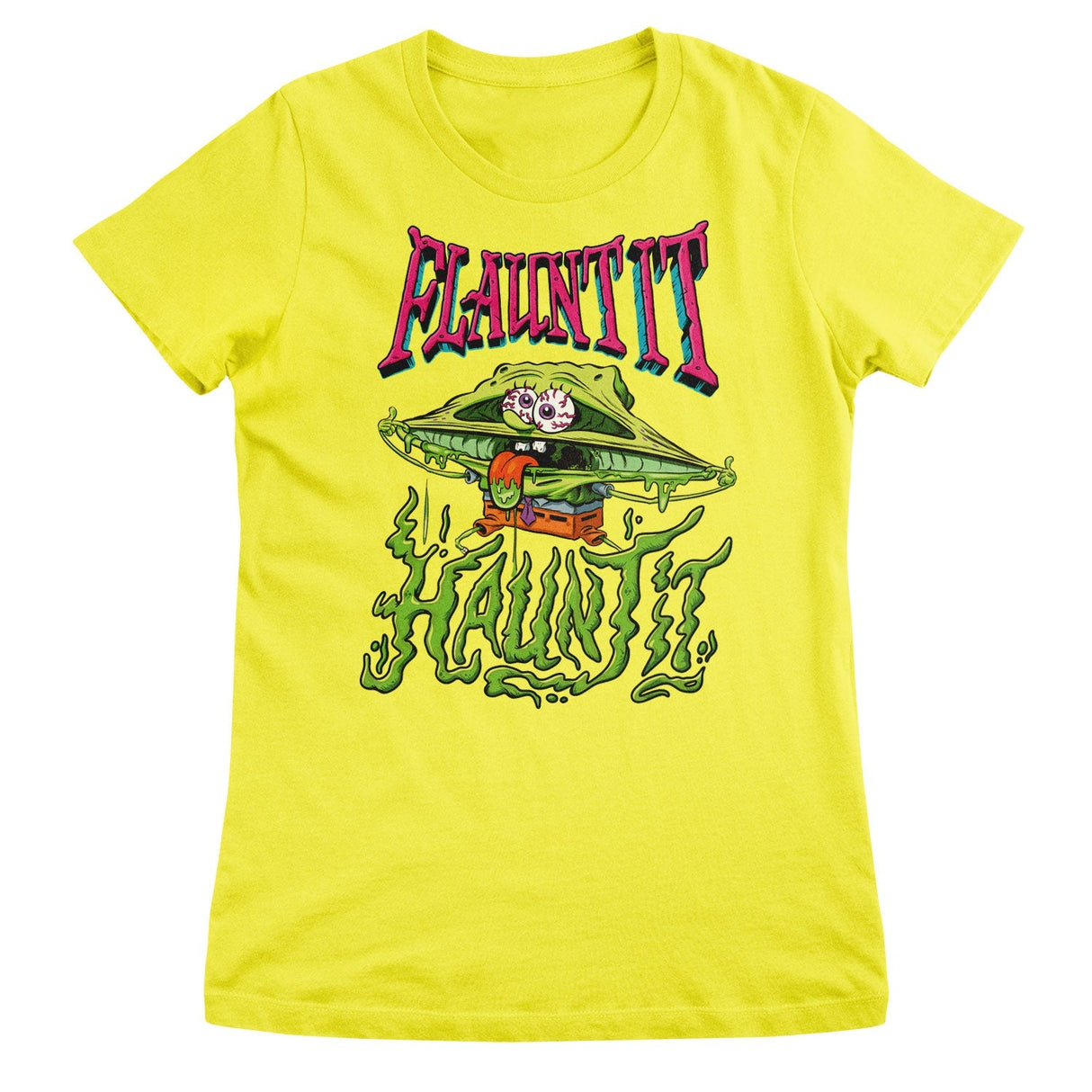 SpongeBob SquarePants - Flaunt It - Haunt It Women T-Shirt