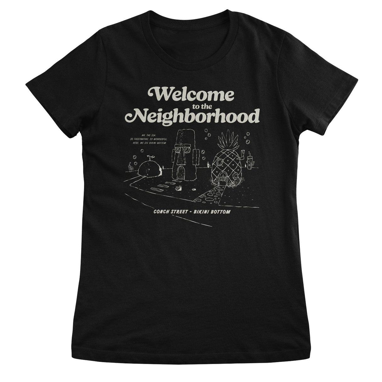 SpongeBob SquarePants - Bikini Bottom - Welcome To The Neighborhood Women T-Shirt