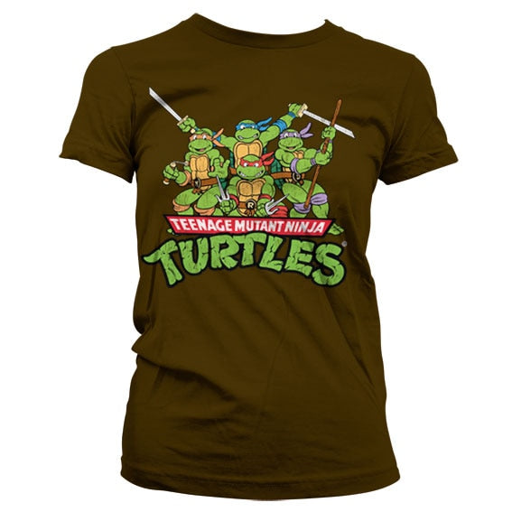 Teenage Mutant Ninja Turtles - Distressed Group Women T-Shirt