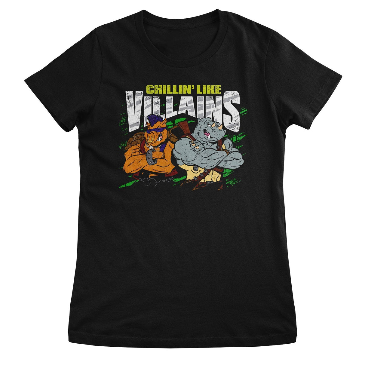 Teenage Mutant Ninja Turtles - Rocksteady & Bebop - Chillin' Like Villains Women T-Shirt
