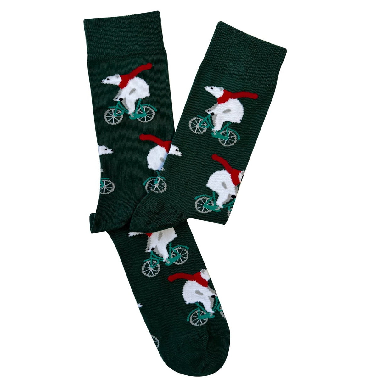 Nutees - Bear On Bicycle Socks