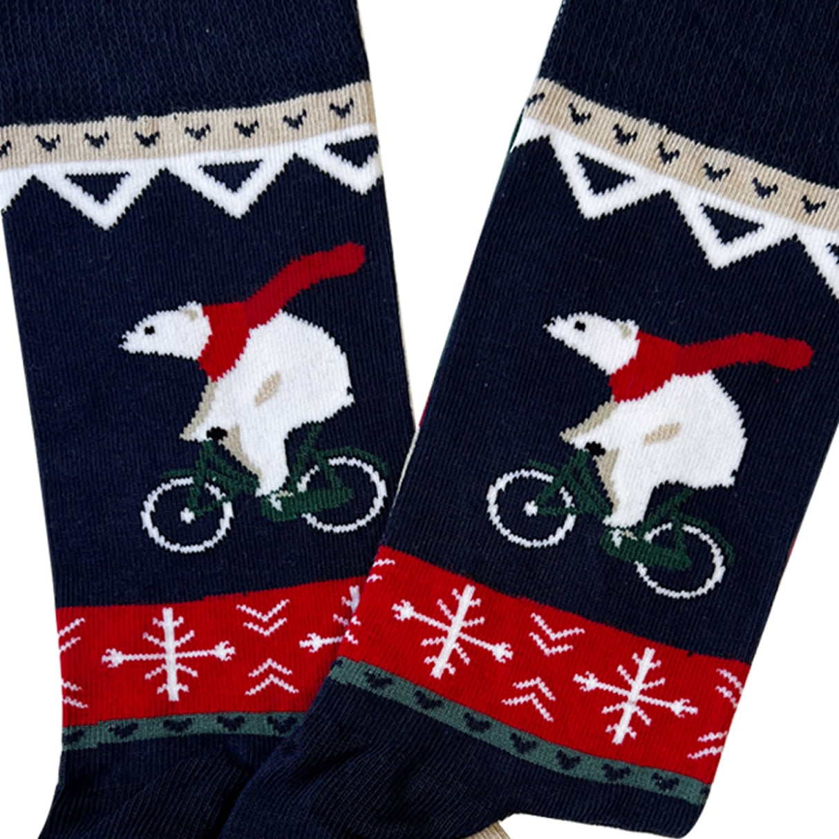 Nutees - Bear On Bicycle Socks