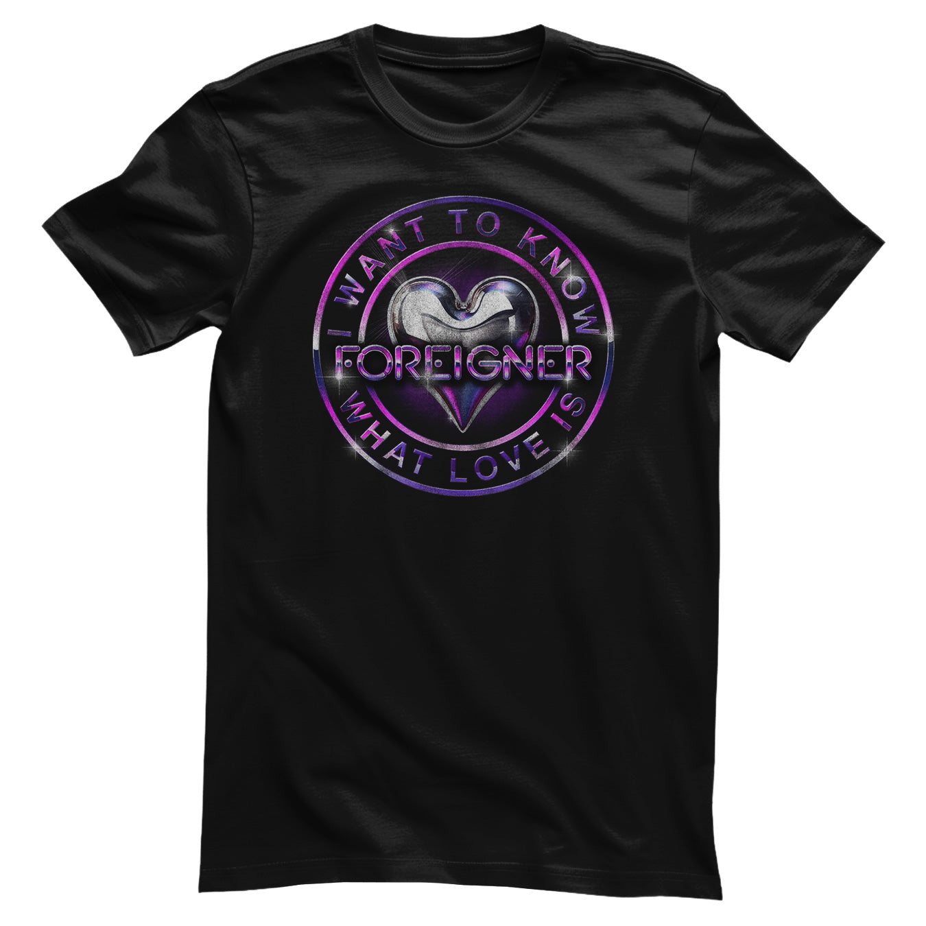Foreigner - I Want To Know What Love Is Mens T-Shirt