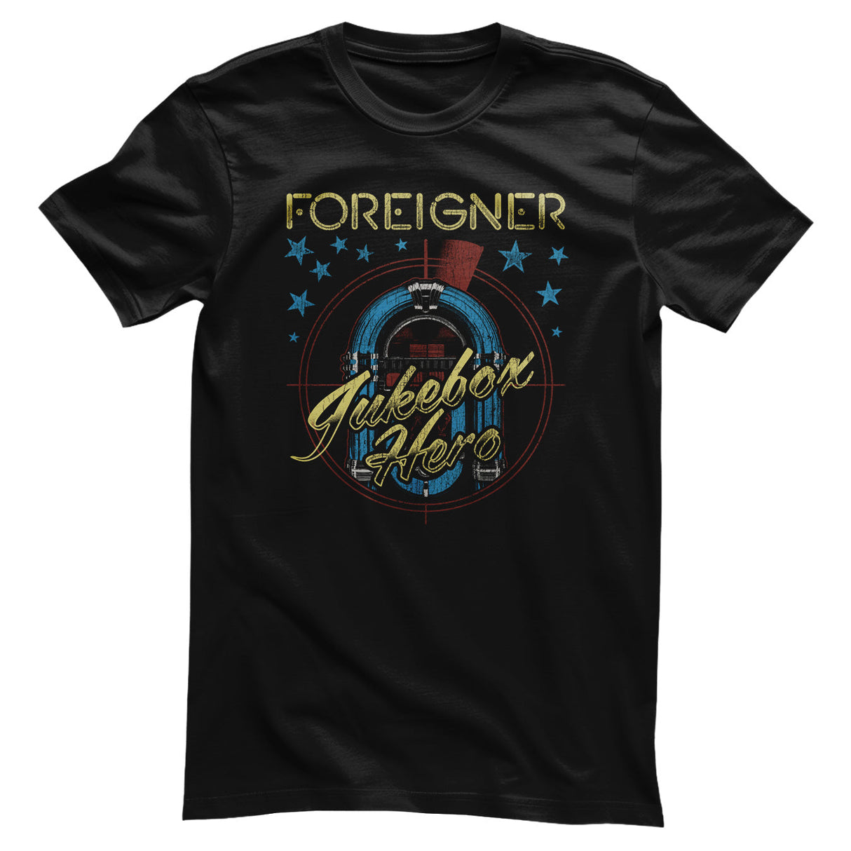 Foreigner - Jukebox Hero Mens T-Shirt