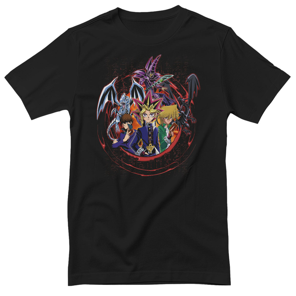 Yu-Gi-Oh! - Glow Circle Mens T-Shirt