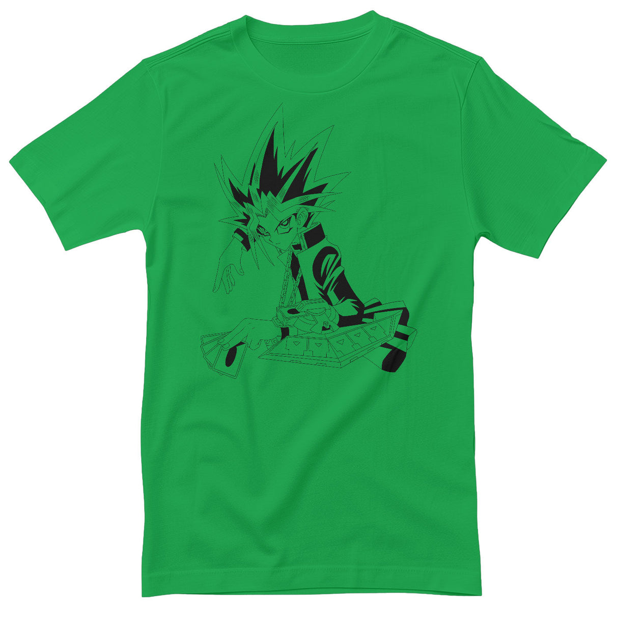 Yu-Gi-Oh! - Green Outlines Mens T-Shirt