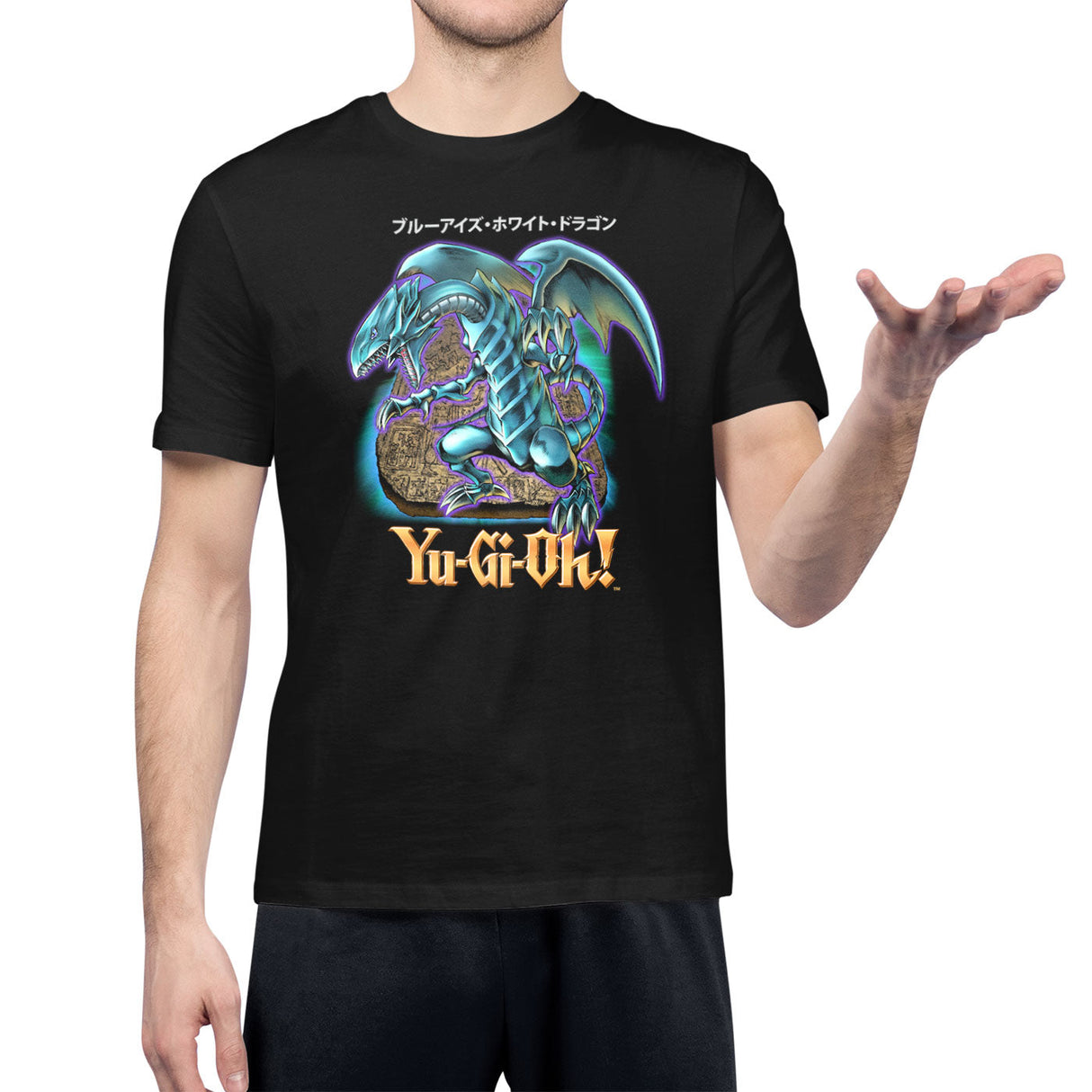 Yu-Gi-Oh! - Japanese Dragon Mens T-Shirt