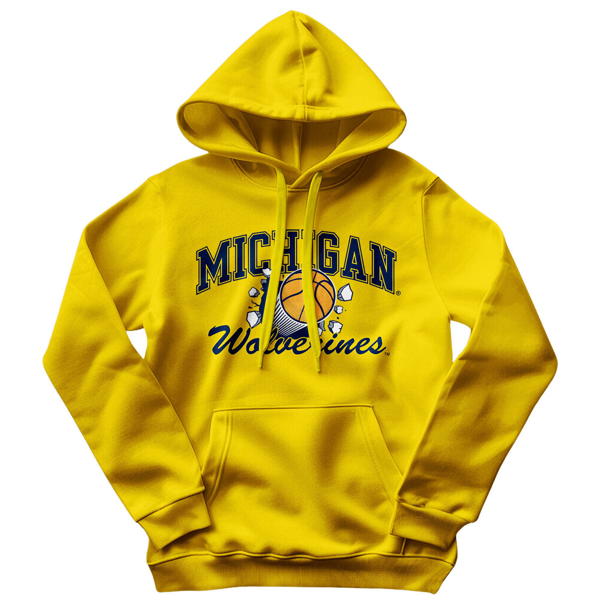 Michigan University - Michigan Wolverines Basketball Hoodie