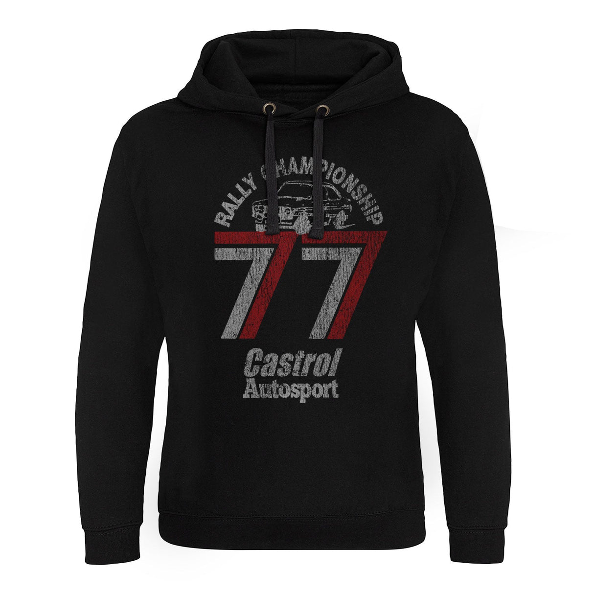 Castrol 77 Epic Hoodie showcasing 77 design