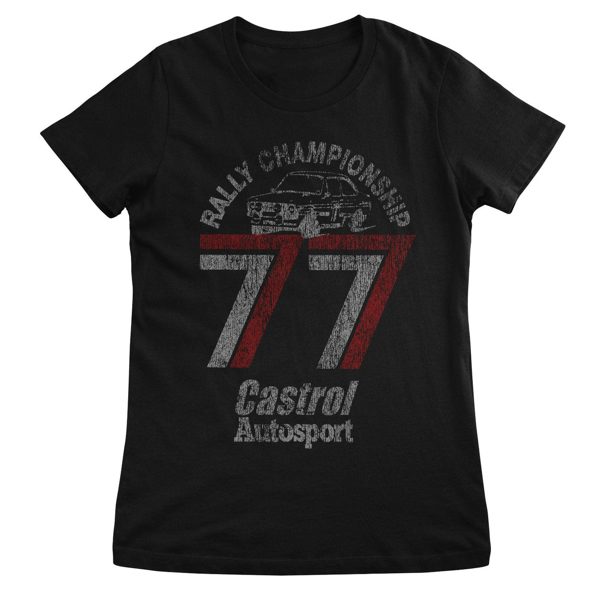 Castrol 77 Girly Tee showcasing 77 design