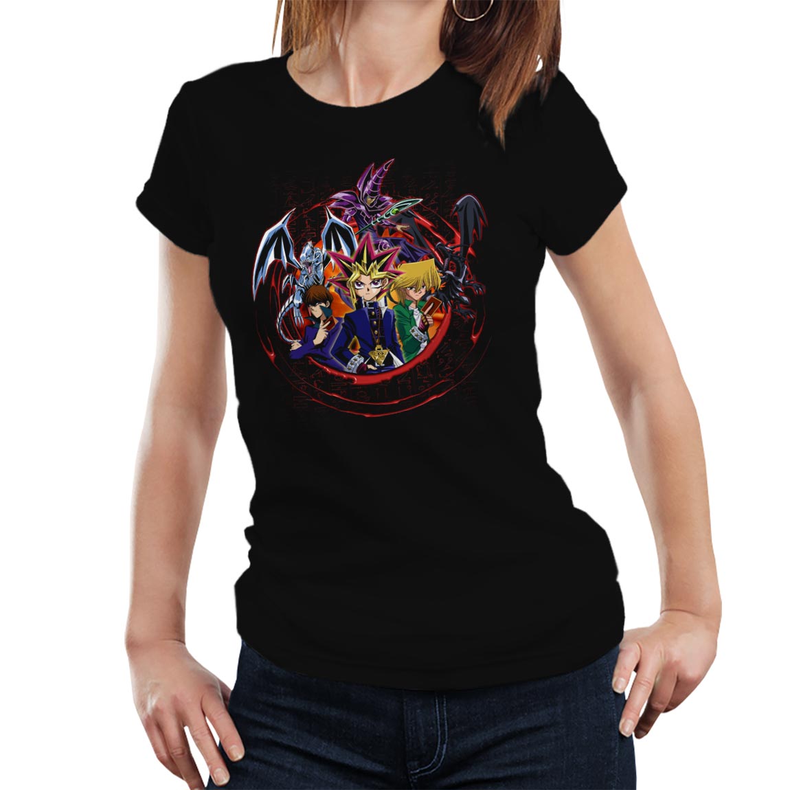 Yu-Gi-Oh! - Glow Circle Women T-Shirt