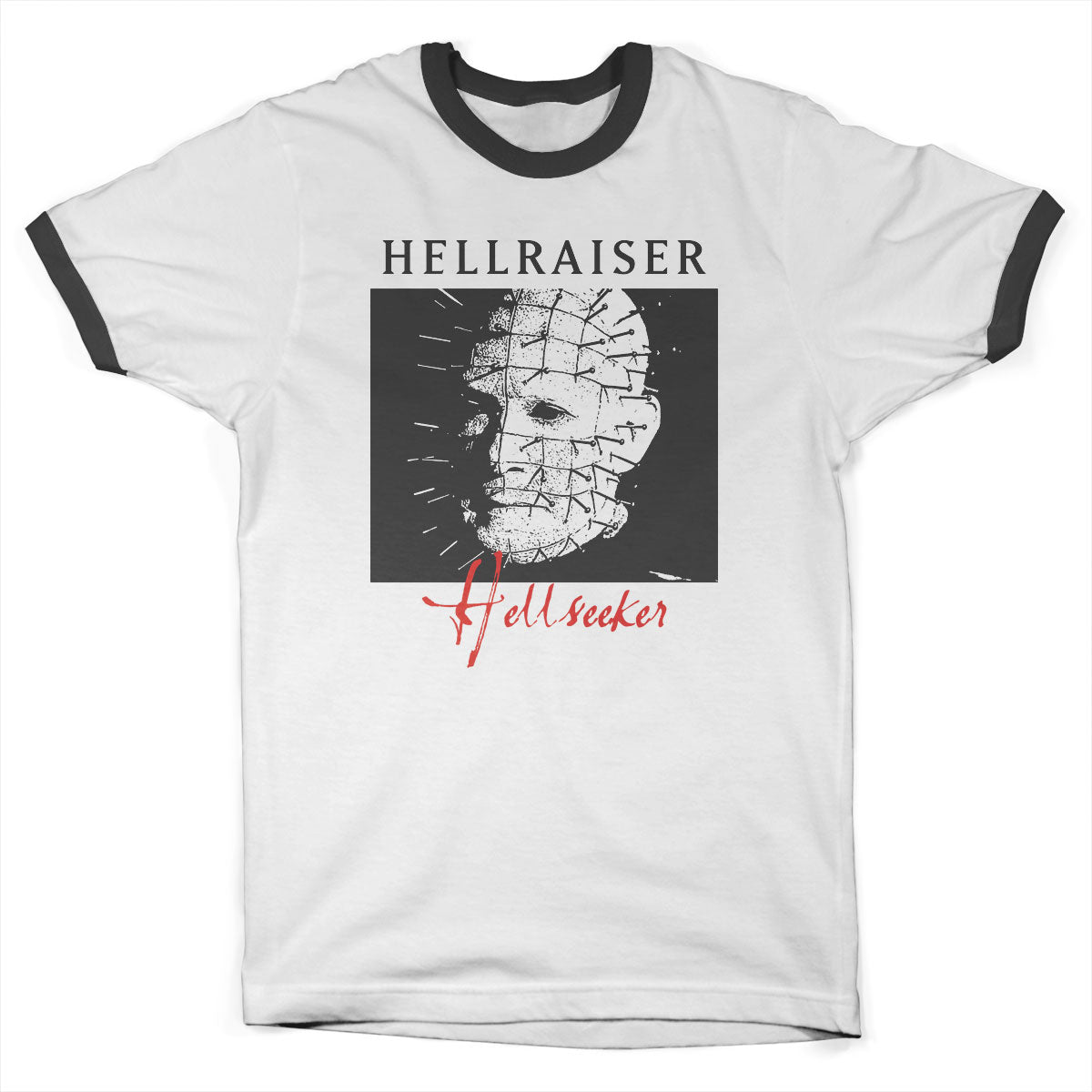 Hellraiser - White Hellseeker Ringer Mens T-Shirt